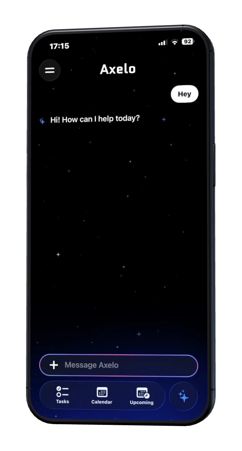 Axelo on iPhone
